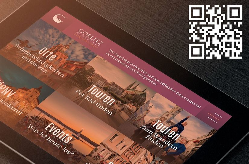 Die digitale Gästemappe kann über den QR-Code direkt ausprobiert werden.