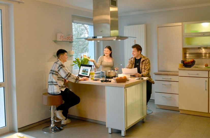 Zum Probewohnen in Guben steht den Teilnehmern eine moderne, möblierte Wohnung zur Verfügung.
