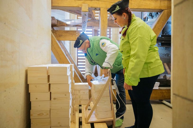 Hier ruhen die Stollen jetzt 40 Tage lang.