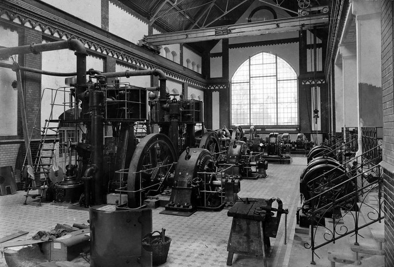 Historische Ansicht des alten Turbinensaals. Foto: Archiv/Integral
