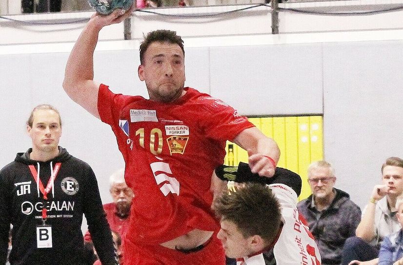 Jovan Talevski (fünf Treffer) war wieder bester Werfer bei der Lok.