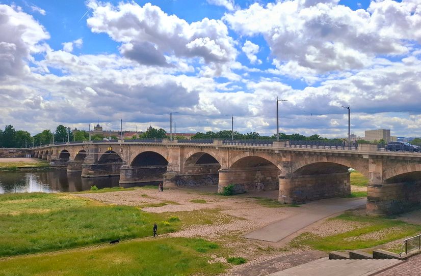 Die Albertbrücke geht auf das Jahr 1877 zurück. 
Foto: Archiv Schieferdecker