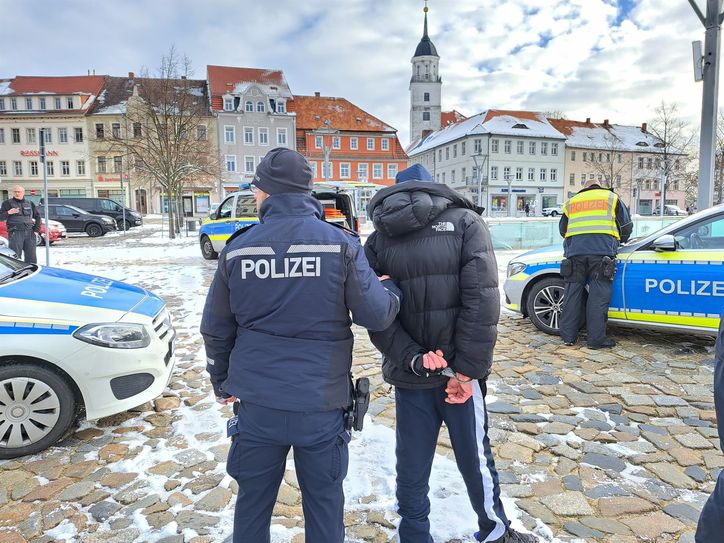 Der Mann mit syrischer Nationalität wurde von der Polizei gestellt.
