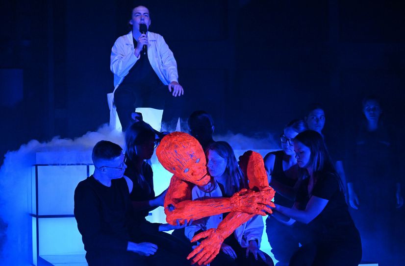 Szene aus »Frankenstein«.