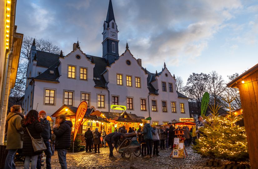 Freitaler Schlossadvent am Schloss Burgk.