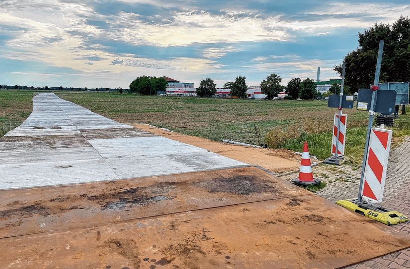 Im bestehenden Windpark Streumen werden aktuell drei weitere Windräder errichtet.