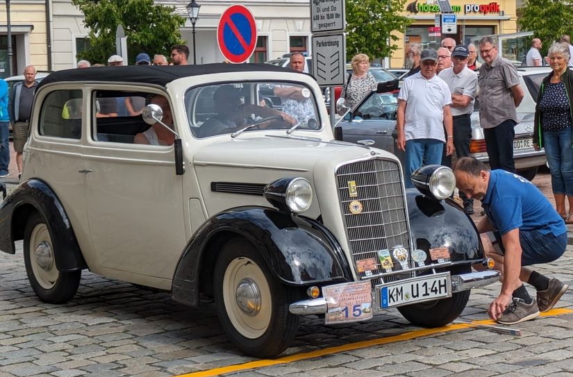 Der Großenhainer Hauptmarkt wird am 16. Juni zum zwölften Mal zu Fahrerlager und Wettkampfstätte des Oldtimertreffens des Motorsportclubs Großenhain e.V. im ADAC.