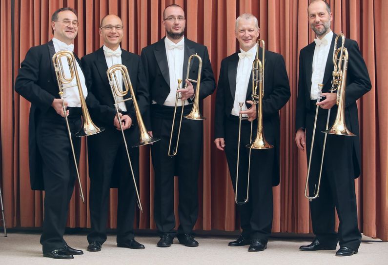 Posaunenquintett der Elbland Philharmonie Sachsen / Foto: Lutz Weidler
