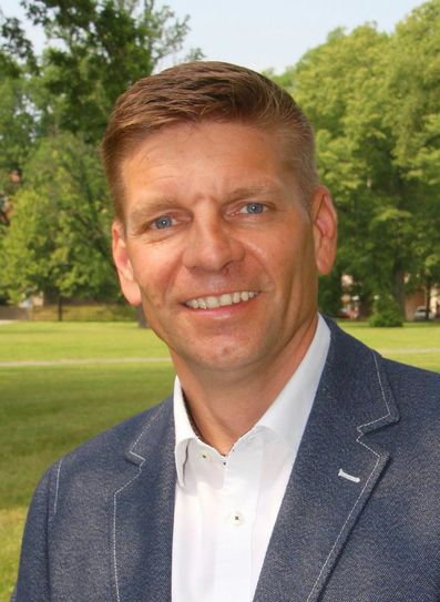 Oberbürgermeister-Kandidat und Stadtrat, Gunnar Hoffmann.