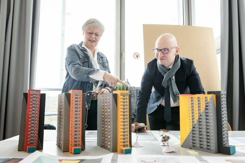 Toller Entwurf: Kräftige Farben, die Akzente setzen können