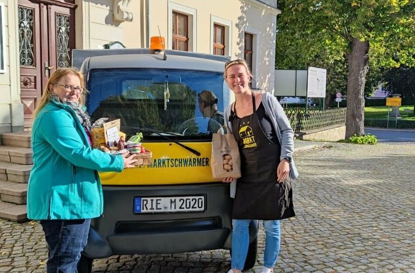 Eine Lommatzscherin ist bereits Gewinnerin des Frischekorbes der Marktschwärmer. Bald können die Bürger der Stadt Im Schützenhaus bei den Marktschwärmern ihre bestellten Waren frisch vom Feld oder Hof abholen.