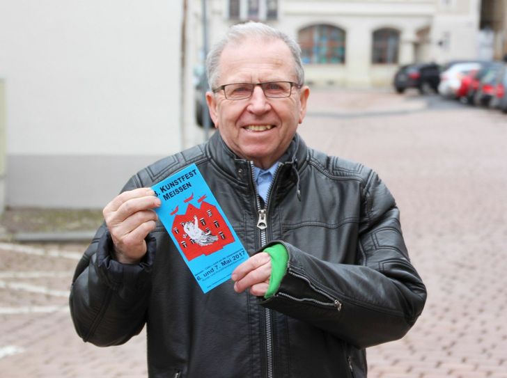 Federführender Organisator des Kunstfestes Peter Hänke.
