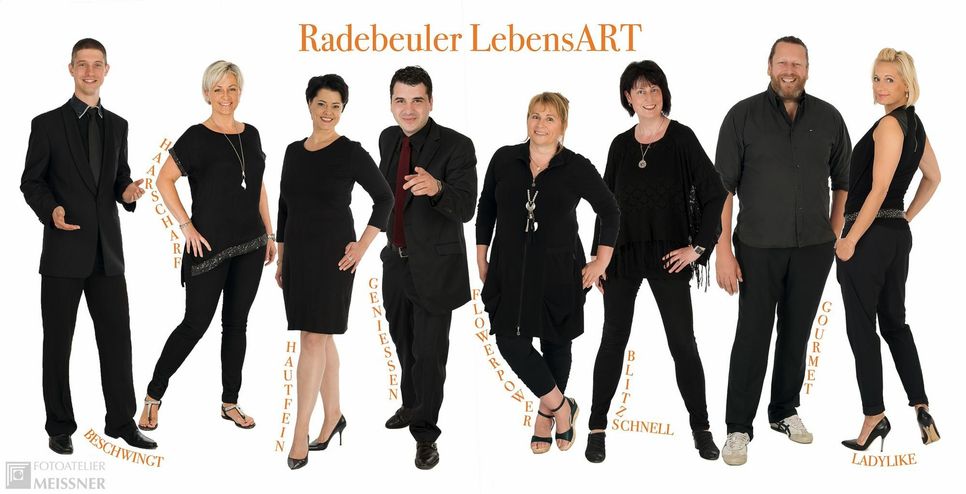 Zur Gruppe „Radebeuler LebensART gehören Unternehmer(innen) aus der Stadt. Sie laden am 22. Oktober in die Tanzschule Linhart ein. Foto: Fotoatelier Meißner