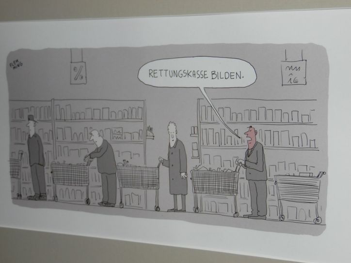 Kai Flemming erhielt den Newcomerpreis - u.a. für seine "Rettungskasse".