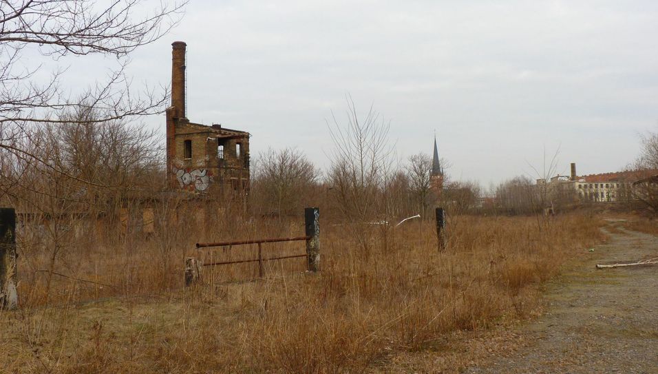 Viel Platz für einen neuen Stadtteil mit Wohnen, Arbeiten und Kultur: Das Hinterland des Alten Leipziger Bahnhofs. Fotos Medienkontor