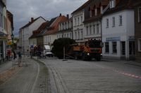Anlieferung per Laster ist geglückt.