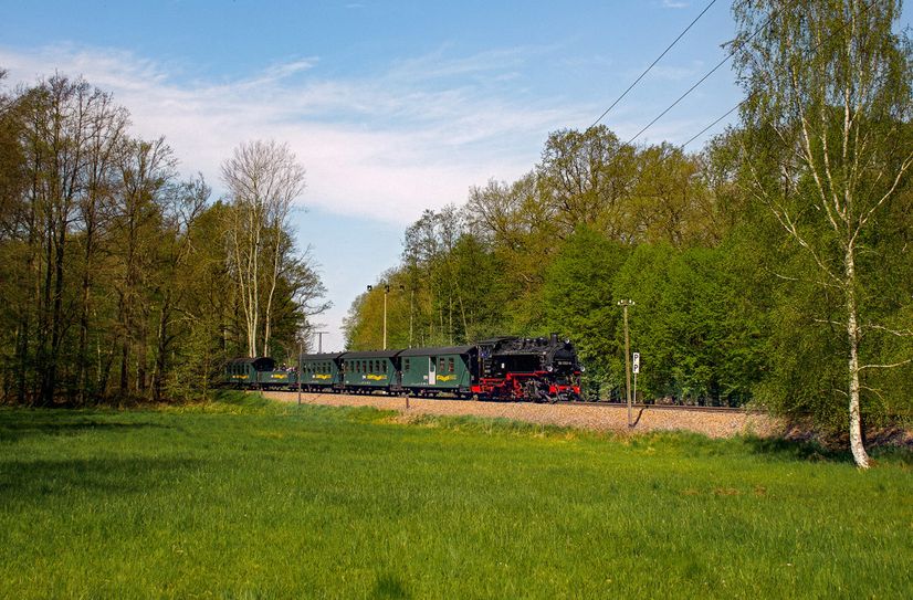 Die Lößnitzgrundbahn legt eine kurze Verschnaufpause vor Ostern ein.