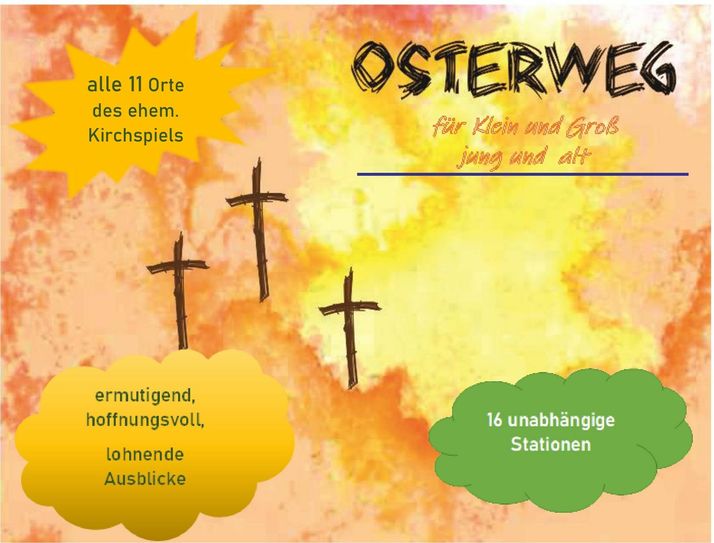 Osterweg. Grafik: KG Hermsdorf, Frauenstein, Nassau