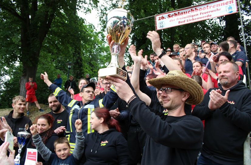 Bei den Männermannschaften siegte förmlich uneinholbar die Feuerwehr aus Marxdorf.