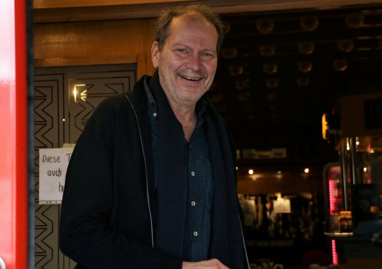 Kinoinhaber Torsten Siegert freute sich über den Filmdreh in seinem Haus.