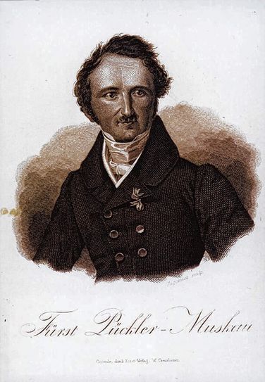 Hermann von Pückler-Muskau. Bild: Stiftung Fürst-Pückler-Museum Park und Schloss Branitz