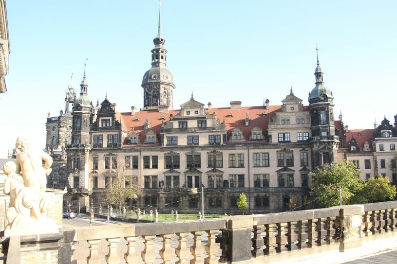 Dresdner Residenzschloss mit Grünem Gewölbe. Foto: Schramm