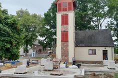 Das Feuerwehrhaus in Boblitz erhält einen neuen Anbau.