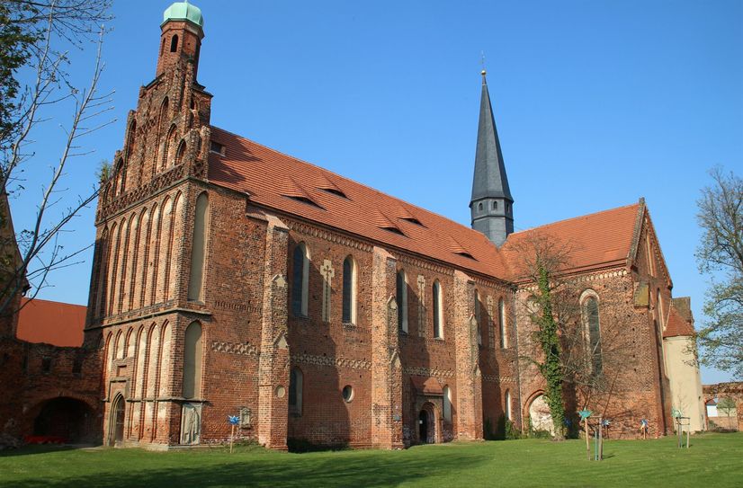 Die Klosterkirche in Mühlberg/Elbe.