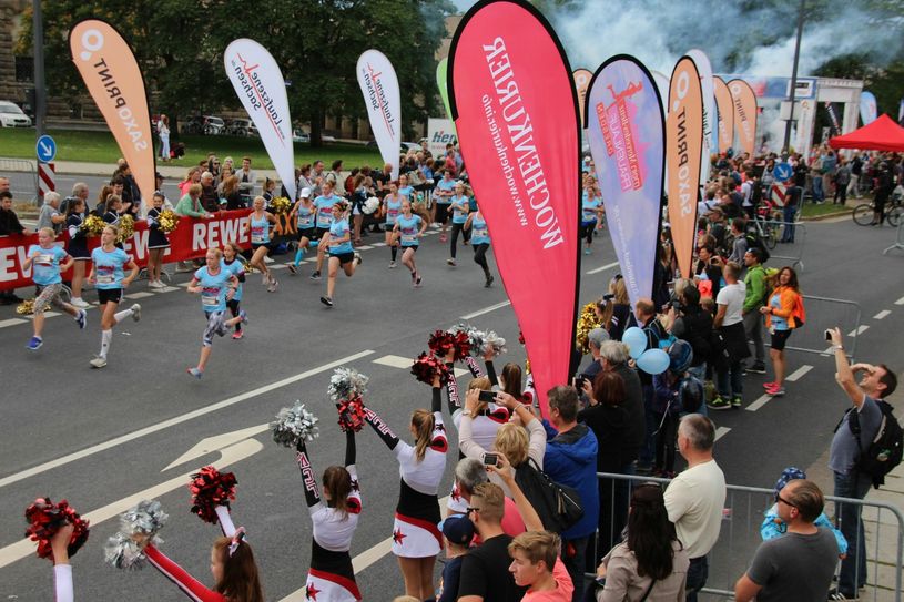 Start für den 5-km-Lauf