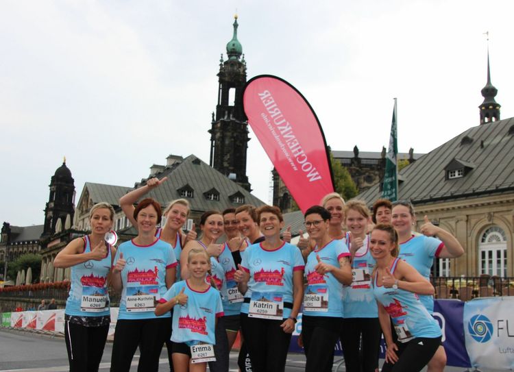Unser WochenKurier-Team vor dem Start
