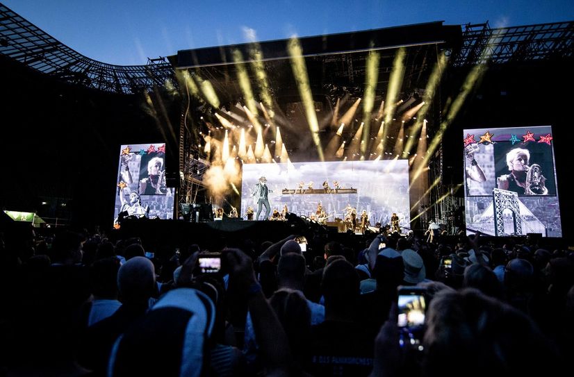 Udo Lindenberg brachte im Sommer das Rudolf-Harbig-Stadion zum Rocken.