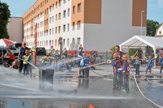 Auch Schauübungen der Kinder- und Jugendfeuerwehr der Stadt Spremberg werden zum großen Jubiläumsfest zu sehen sein.  Foto: Detlef Bogott.