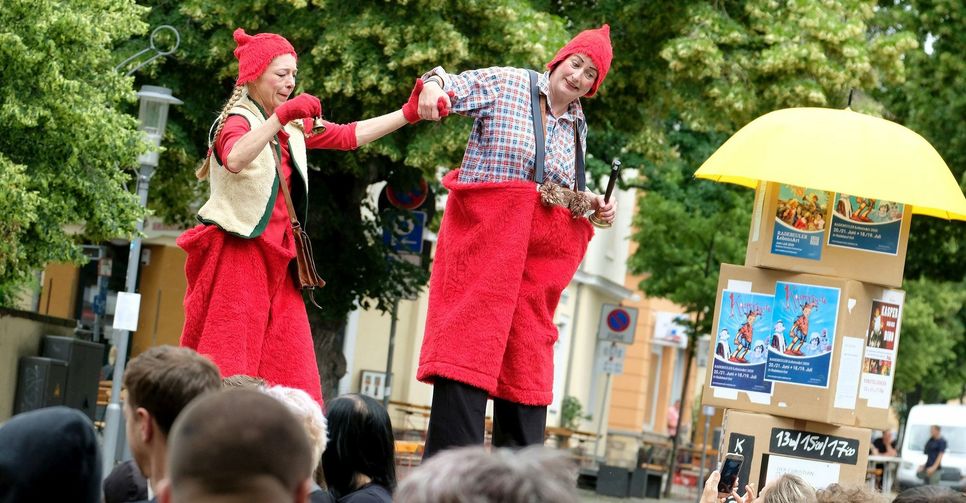 In Radebeul-Ost dürfte die Kasperiade vor allem das junge Publikum begeistern. Foto: Caudia Hübschmann