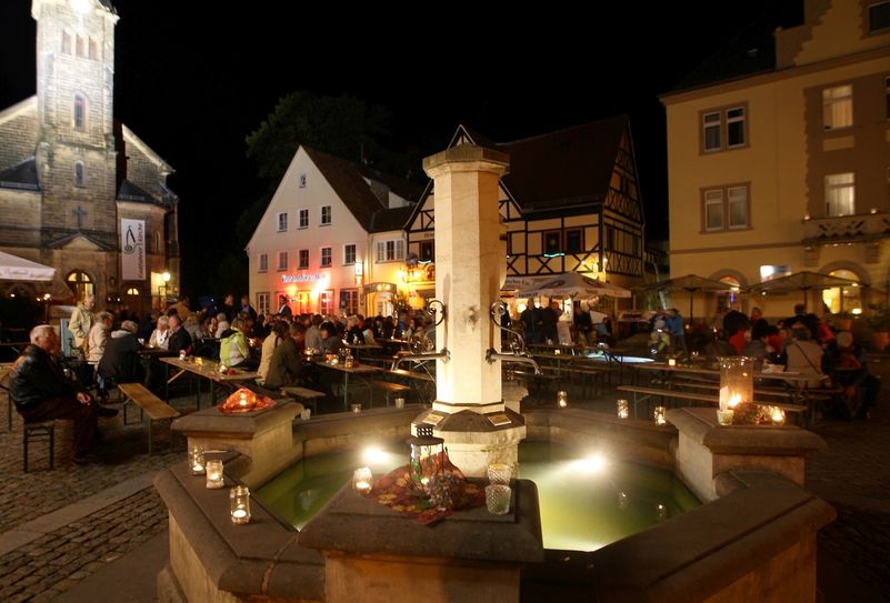 In Stadt Wehlen findet am Samstag die Nacht der 1.000 Lichter statt. Foto: D. Förster