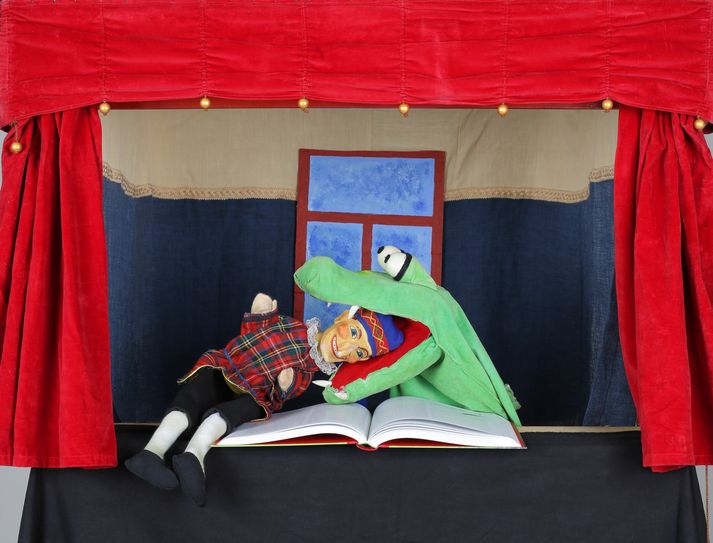 Eine Szene aus dem Stück „Kasper und das Märchenpuzzle". Premiere ist am 3. Oktober. Foto: Fotoatelier Christine Starke