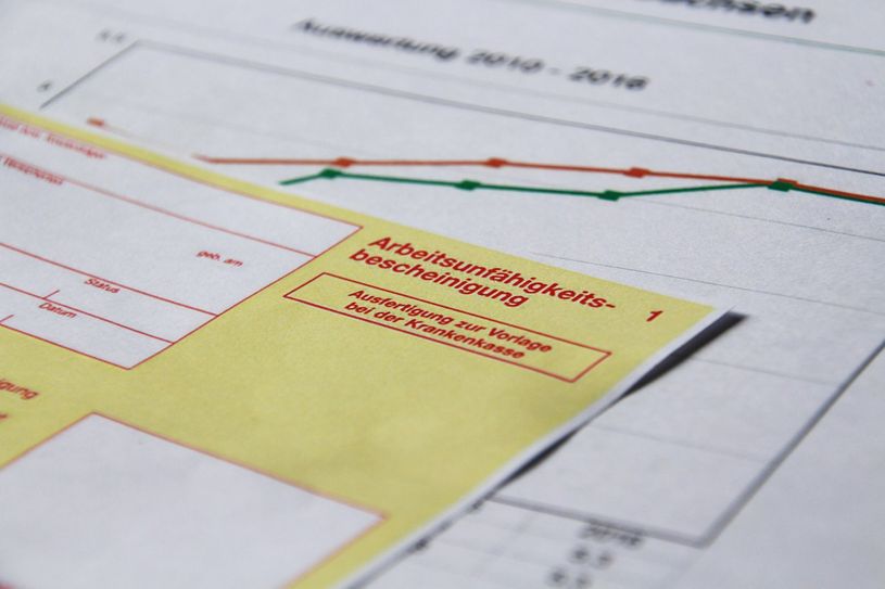 Die Sachsen sind im Schnitt 19,5 Tage arbeitsunfähig. Foto: Schramm