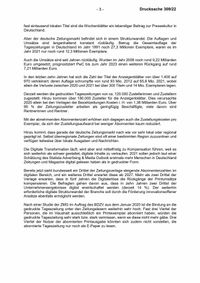 Antrag zum Erhalt der Pressevielfalt
