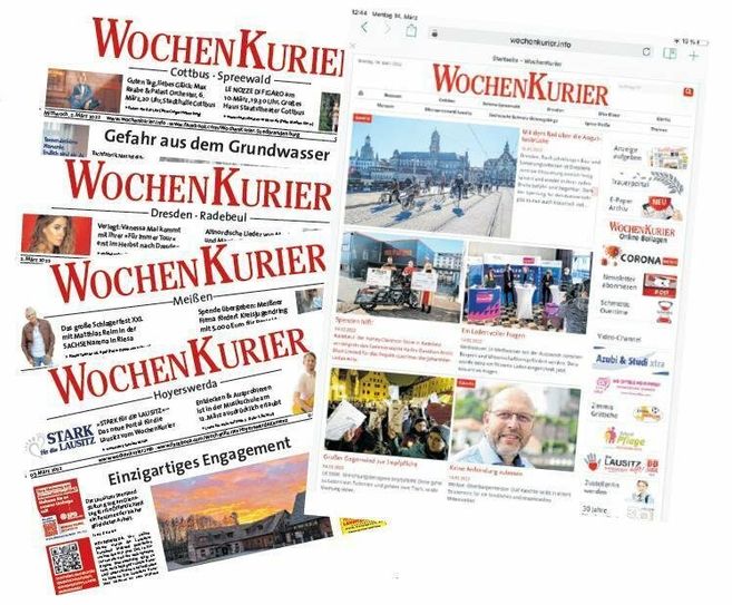 Der WochenKurier erscheint im Print und online.