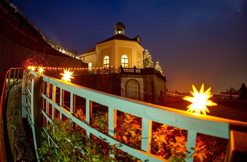 Weihnachtsmarkt-Wochenende auf Schloss Wackerbarth.