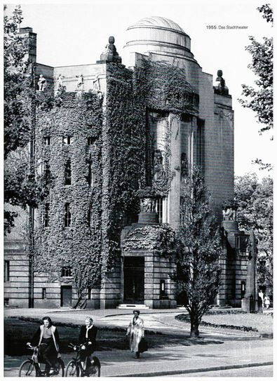 Das Theater der Stadt Cottbus Mitte der Fünfziger. Foto: Erich Schutt