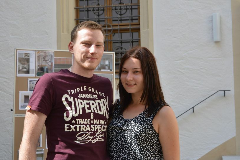 Natalie Noack und Robin Hänelt wollen sich in Finsterwalde das Ja-Wort geben.