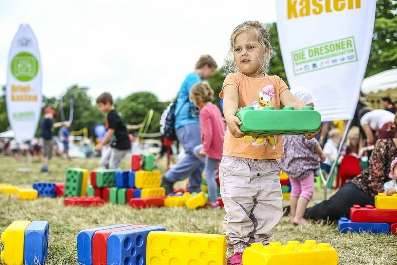 Anastasia fand 2018 die Legosteine toll. Foto: Thomas Türpe