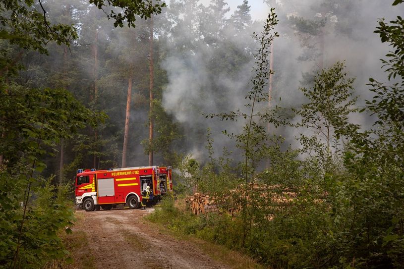 Zahlreiche Einsatzkräfte rückten an, um das Feuer schnell unter Kontrolle zu bekommen.