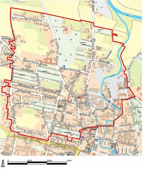 Der Sperrkreis. Grafik: Stadt Forst