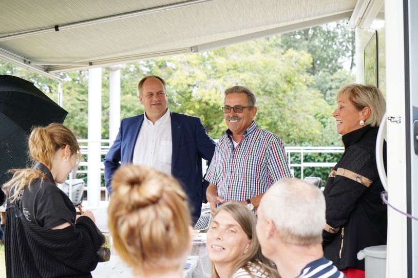Zum Empfang kam auch Dresdens OB Dirk Hilbert. Fotos: DMG