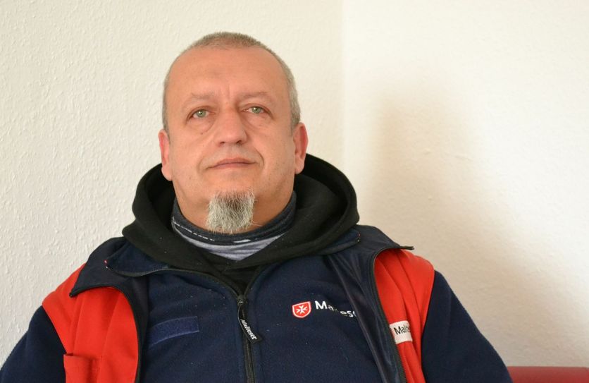 Maik Funke fühlt sich nicht als Held. „Jeder andere hätte das Gleiche getan“, sagt er zu seiner Hilfe. Foto: Malteser