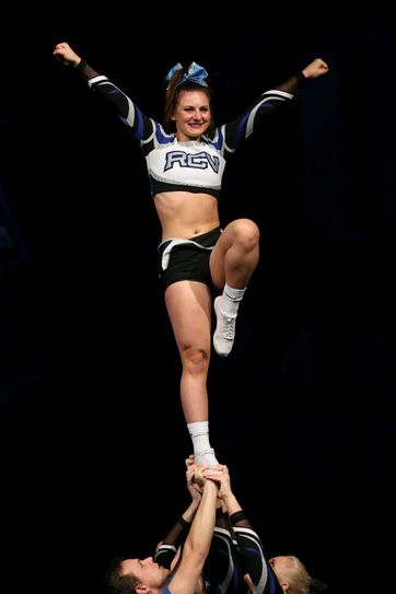 Am 16. und 17. März fiebern die Besucher der Sachsenarena beim Cheerleading mit. Foto: Tom Lorenz