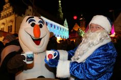 Nach Weihnachten übernahmen Väterchen Frost und Schneemann Olaf die "Herrschaft" über den Canalettomarkt.