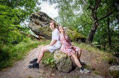Caspar David Friedrich (Daniel Tille) und Caroline Friedrich (Florentine Beyer).