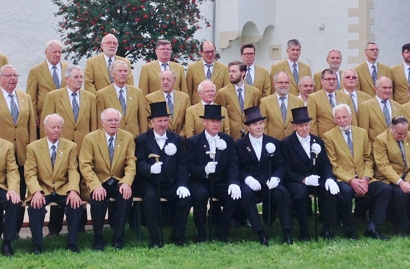 Der Männerchor »Einigkeit« aus Finsterwalde.